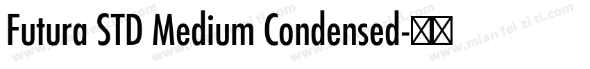 Futura STD Medium Condensed字体转换